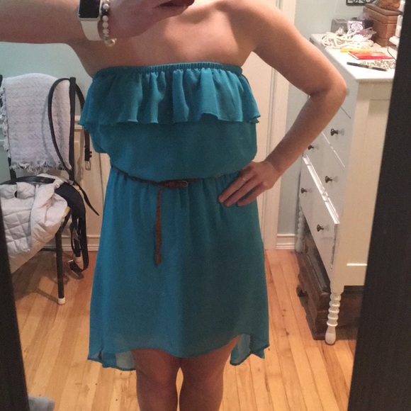 Pearl Dresses & Skirts - (3 for $10) Blue High Low Dress💙